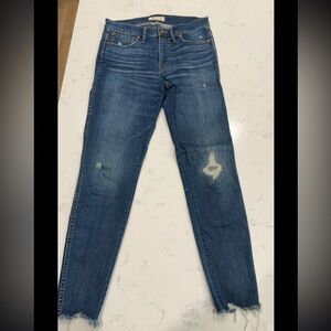 Madewell Blue Skinny Jeans